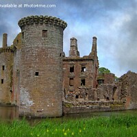 Buy canvas prints of Caerlaverock Castle  by dale rys (LP)