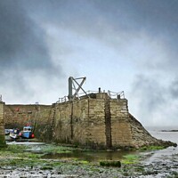 Buy canvas prints of crail harbor  by dale rys (LP)