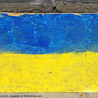 Buy canvas prints of Ukraine flag by dale rys (LP)