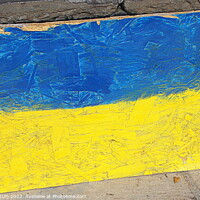 Buy canvas prints of Ukraine flag  by dale rys (LP)