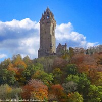 Buy canvas prints of wallace monument stirling by dale rys (LP)