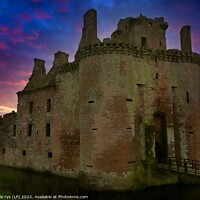 Buy canvas prints of Caerlaverock Castle   by dale rys (LP)