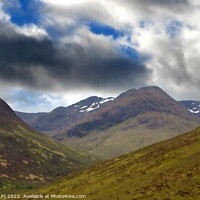 Buy canvas prints of 5 SISTERS -kintail-scotland     by dale rys (LP)