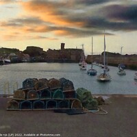Buy canvas prints of dunbar castle - dunbar harbor  by dale rys (LP)