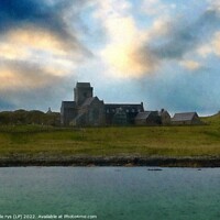 Buy canvas prints of IONA ABBEY argyll and bute by dale rys (LP)