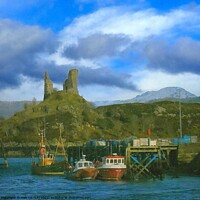 Buy canvas prints of ruins of Caisteal Maol  by dale rys (LP)