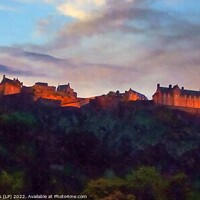 Buy canvas prints of edinburgh castle   by dale rys (LP)