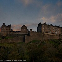 Buy canvas prints of Majestic Edinburgh Castle on a Moody Day by dale rys (LP)