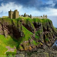 Buy canvas prints of Dunnottar Castle by dale rys (LP)