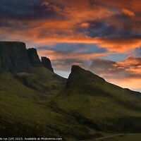 Buy canvas prints of Skyward Vision: Mountain Serenaded by Clouds SKYE  by dale rys (LP)