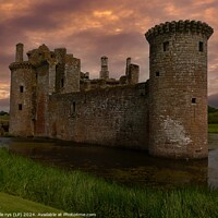 Buy canvas prints of Caerlaverock Castle by dale rys (LP)