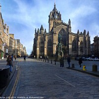 Buy canvas prints of EDINBURGH OLD TOWN St Giles' Cathedral, or the High Kirk of Edinburgh by dale rys (LP)