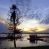 Buy canvas prints of LAKE HOWARD SUNSET by dale rys (LP)