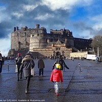 Buy canvas prints of Edinburgh Castle by dale rys (LP)