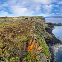 Buy canvas prints of ON THE ISLE OF STAFFA by dale rys (LP)