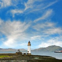 Buy canvas prints of ISLE OF MULL LIGHTHOUSE by dale rys (LP)