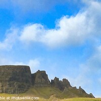 Buy canvas prints of PRETTY AS A PICTURE QUIRAING SKYE SCOTLAND SHEEP by dale rys (LP)