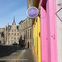 scotland Edinburgh BACKSTREETS STREETS Sunshine St