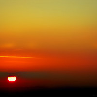 Buy canvas prints of SUNSET OVER THE HILLS by dale rys (LP)