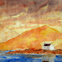 Buy canvas prints of lone house by dale rys (LP)