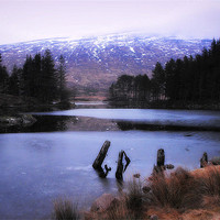 Buy canvas prints of highland winter by dale rys (LP)