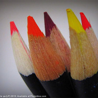 Buy canvas prints of colored pencils by dale rys (LP)