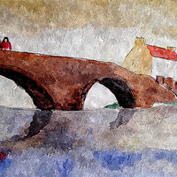 Buy canvas prints of 2 on a bridge by dale rys (LP)