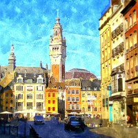 Buy canvas prints of lille france by dale rys (LP)