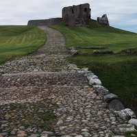 Buy canvas prints of mighty duffus castle by dale rys (LP)