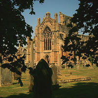 Buy canvas prints of  MELROSE ABBEY by dale rys (LP)