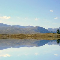 Buy canvas prints of  highland reflection    by dale rys (LP)