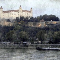 Buy canvas prints of  bratislava castle  by dale rys (LP)