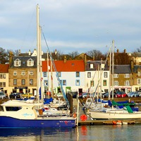 Buy canvas prints of  anstruther harbor   by dale rys (LP)