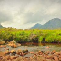 Buy canvas prints of  highland landscape      by dale rys (LP)
