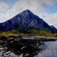 Buy canvas prints of  glen etive-scotland by dale rys (LP)
