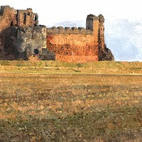 Buy canvas prints of  tantallon castle  by dale rys (LP)