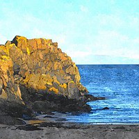 Buy canvas prints of  north berwick beach by dale rys (LP)