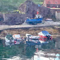 Buy canvas prints of  st.abbs head,scotland  by dale rys (LP)
