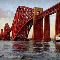 Buy canvas prints of  forth rail bridge   by dale rys (LP)