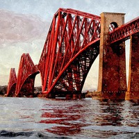 Buy canvas prints of  down at south queensferry - scotland by dale rys (LP)