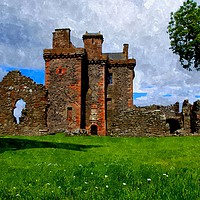 Buy canvas prints of balvaird castle-scotland by dale rys (LP)