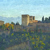 Buy canvas prints of Granada,Spain   by dale rys (LP)