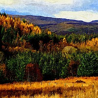 Buy canvas prints of highlands fall by dale rys (LP)