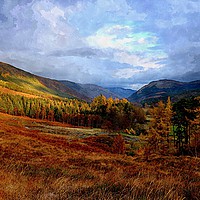 Buy canvas prints of highlands fall  by dale rys (LP)
