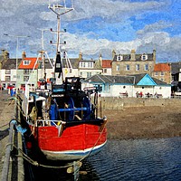 Buy canvas prints of anstruther fife scotland by dale rys (LP)