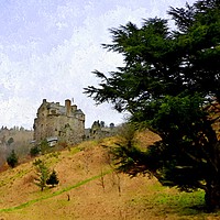 Buy canvas prints of Neidpath Castle by dale rys (LP)
