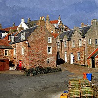 Buy canvas prints of CRAIL SCOTLAND STORM by dale rys (LP)