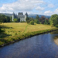 Buy canvas prints of inveraray castle argyll and bute by dale rys (LP)