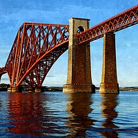 Buy canvas prints of forth rail bridge  by dale rys (LP)