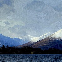 Buy canvas prints of loch lomond in winter by dale rys (LP)